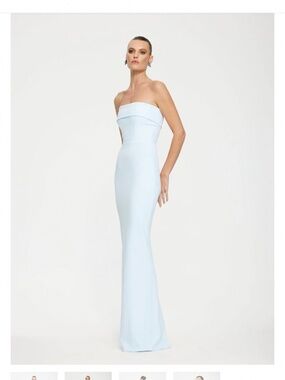 EFFIE KATS DRESS- MONROE GOWN - ICE BLUE